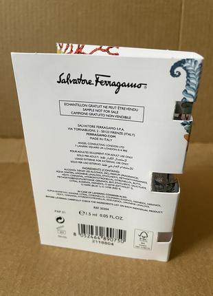 Salvatore ferragamo oceani di seta edp 1,5 ml3 фото