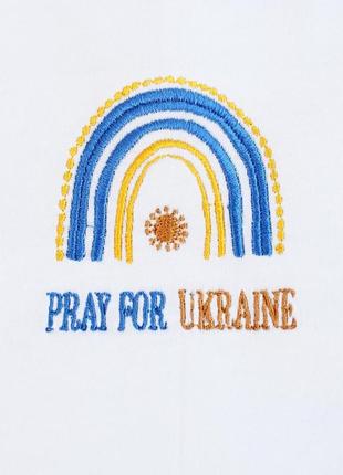 Футболка дитяча патріотична, pray for ukraine3 фото