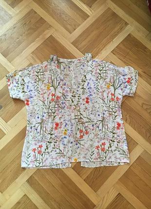 Батал большой размер легкая летняя блуза блузка блузочка кофта кофточка