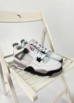 Чоловічі кросівки nike air jordan 4 golf white cement3 фото