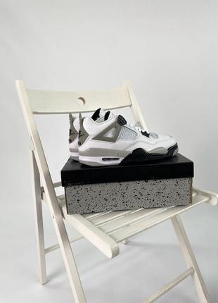 Чоловічі кросівки nike air jordan 4 golf white cement6 фото