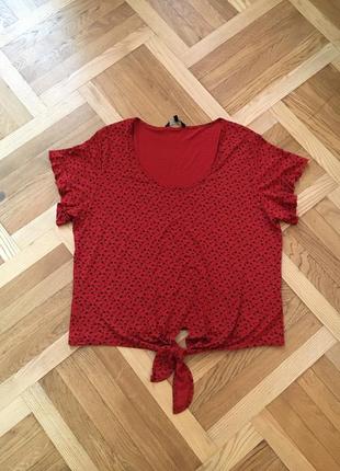 Батал великий розмір легка віскозна футболочка футболка блуза блузка блузочка