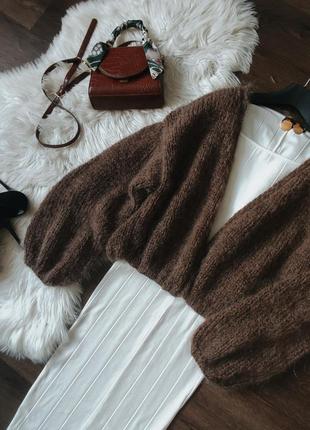 Кардиган з мохеру, ручна робота