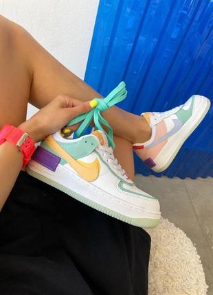 Жіночі кросівки/женские кроссовки nike air force 1 shadow “multicolor”