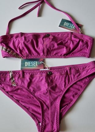Купальник diesel, eu 34, xs, італія, рожевий