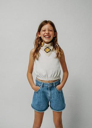 Стильні шорти zara 134 см