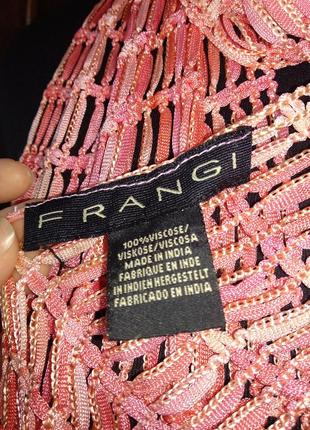 Ажурний жіночий шарф на літо frangi8 фото