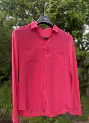 Рубашка блуза шелк rene lezard2 фото