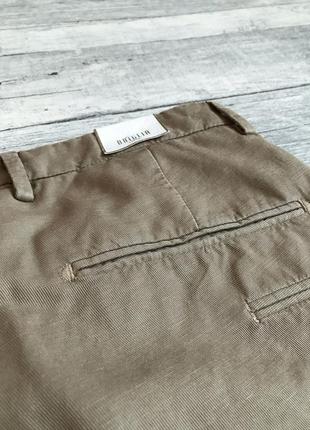 Итальянские мужские льняные брюки briglia8 фото
