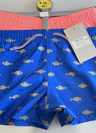 Пляжные купальные плавки шорты на мальчика