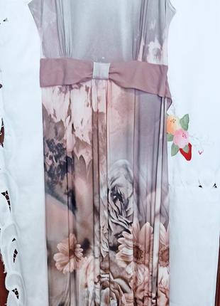Нова ніжна сукня максі в квіточку від бренду lila (сток)3 фото