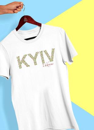 Футболка з принтом "kyiv ukraine" push it