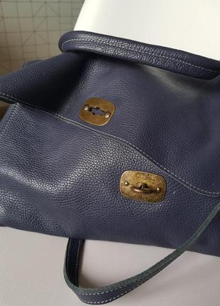 Шикарная женская кожаная сумка jenny, итальянская кожаная сумка, сумка milano3 фото