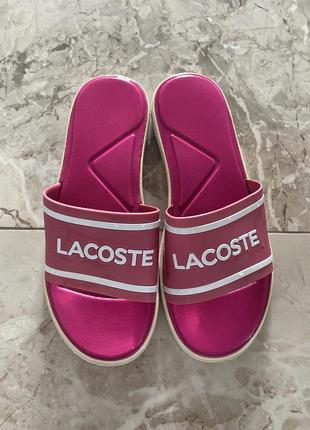 Пляжные тапочки lacoste