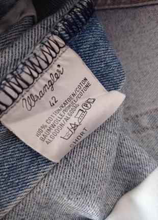 Короткі джинсові шорти у вінтажному стилі, короткие шорты винтаж3 фото