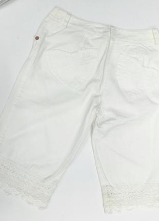 Женские  оригинальные белые котоновые шорты luussile3 фото