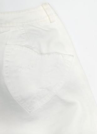 Женские  оригинальные белые котоновые шорты luussile4 фото