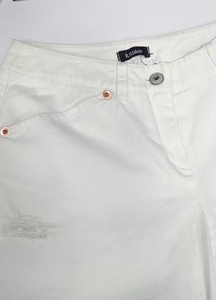 Женские  оригинальные белые котоновые шорты luussile2 фото
