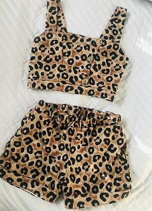 Костюм топ шорты