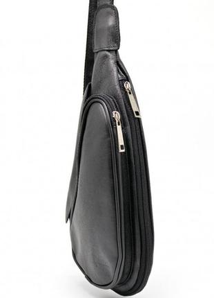 Практичный рюкзак на одно плечо из телячьей кожи ga-3026-3md бренд tarwa3 фото