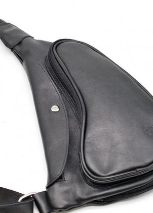 Практичный рюкзак на одно плечо из телячьей кожи ga-3026-3md бренд tarwa6 фото