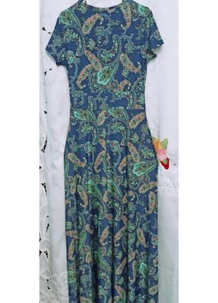 Літнє нове плаття в підлогу турецького виробника valide. 48 розміру (сток)7 фото