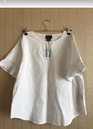 Лляна жіноча блуза 48-50 розміру