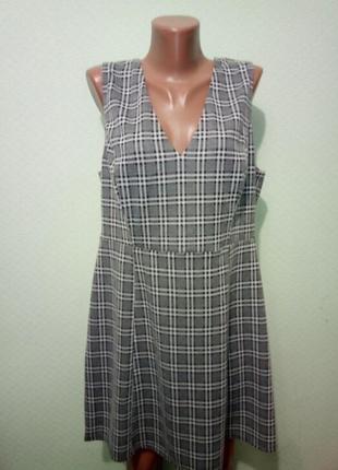 Платье сарафан в клетку