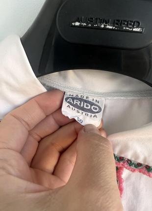 Arido австрийская хлопковая рубашка с вышивкой6 фото