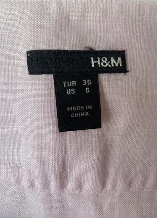 Льняная юбка h&m4 фото