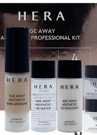 Набор омолаживающих миниатюр hera age away aesthetic professional kit, 5 pcs2 фото