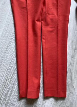 Красные нарядные штаны брюки massimodutti3 фото