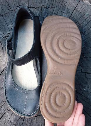 Clark's туфлі мешти сандалі шкіряні сандалії босоніжки3 фото