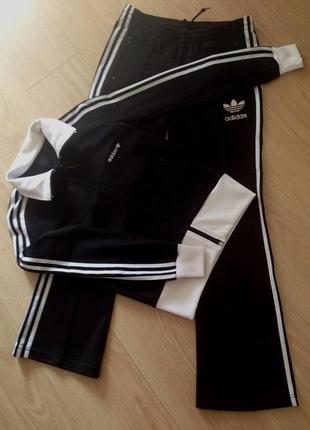 «оld school» легендарний класичний чорний костюм "adidas originals"