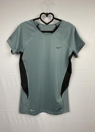 Nike pro l футболка спортивная легкая для спорта