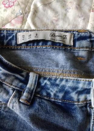 Светлые рваные джинсы denim co 12/404 фото