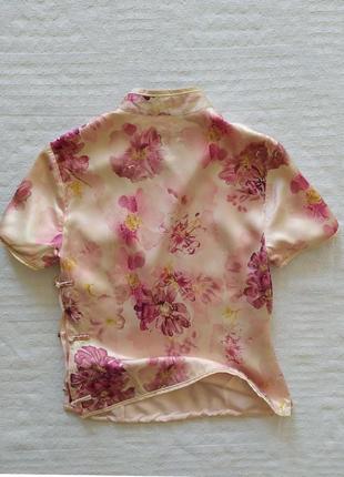 Блуза шовкова , кітайскій фасон, monsoon2 фото