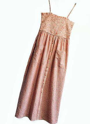 Стильный сарафан на пуговицах primark