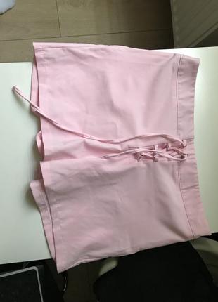 Летние шорты нежно розового оттенка