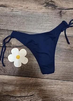 Стринги на завязке синие sisianna 77хф