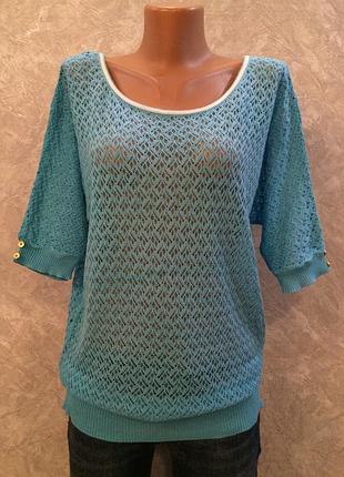 Кофточка ажурная вязка parkhande