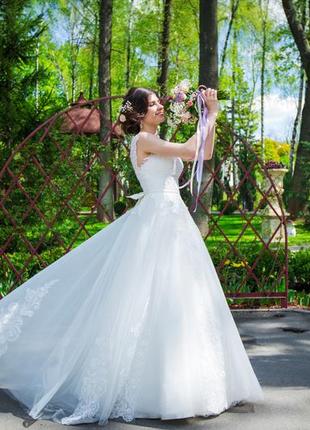 Роскошное свадебное платье!4 фото