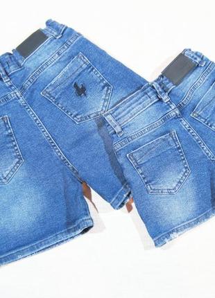 Высококачественные модные и стильные джинсовые шорты для девочки, стрейчевые (турция).2 фото