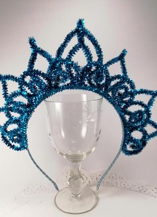 Корона для снежинки или снежной королевы снежинка звезда ободок корона на корпоратив...