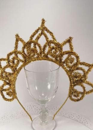 Корона для снежинки или снежной королевы снежинка звезда ободок корона на корпоратив...