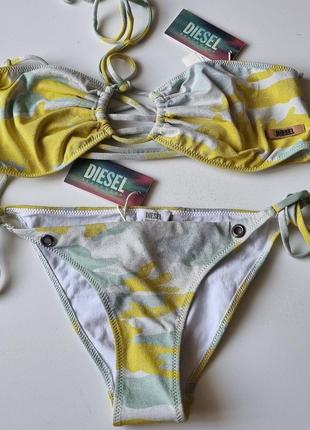 Купaльник diesel, италия, бюст uk 38, трусики uk 34/36
