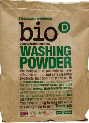 Стиральный порошок bio-d (био-д) washing powder - органическое средство для стирки