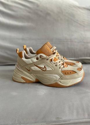 Nike m2k desert camo beige трендові бежеві кросівки найк бежеві брендові кросівки демисезон