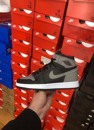 Кроссовки сникерсы nike air jordan black grey2 фото