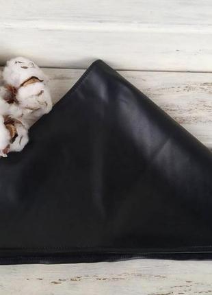 Эко-кожа косынка платок платочек эко кожа стильная тренд разные цвета косынка кожа...